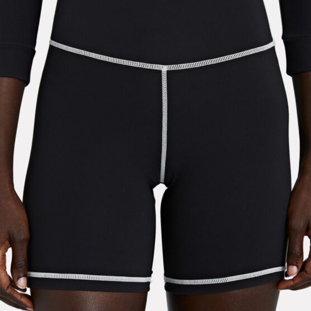 NWT WeWoreWhat Corset Biker Shorts